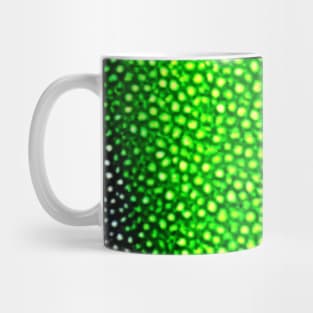 Teardrop pattern, abstract with pattern, green, black Mug